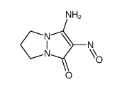 3-amino-2-nitroso-6,7-dihydro-1H,5H-pyrazolo[1,2-a]pyrazol-1-one Structure