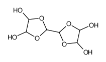 2-(4,5-dihydroxy-1,3-dioxolan-2-yl)-1,3-dioxolane-4,5-diol结构式