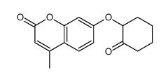 4-METHYL-7-(2-OXO-CYCLOHEXYLOXY)-CHROMEN-2-ONE structure