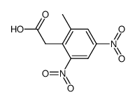 (2-methyl-4,6-dinitro-phenyl)-acetic acid Structure