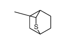 2-methyl-3-thiabicyclo[2.2.2]octane Structure
