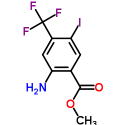 Methyl 2-amino-5-iodo-4-(trifluoromethyl)benzoate Structure