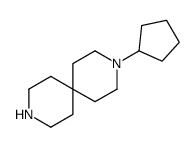 3-环戊基-3,9-二氮杂螺环[5.5]十一烷结构式