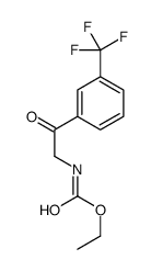 ethyl N-[2-oxo-2-[3-(trifluoromethyl)phenyl]ethyl]carbamate结构式