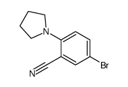 5-Bromo-2-(pyrrolidin-1-yl)benzonitrile structure