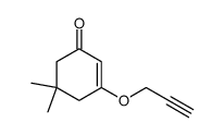 5,5-dimethyl-3-(prop-2-ynyloxy)cyclohex-2-enone结构式