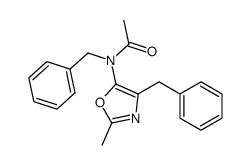 N-benzyl-N-(4-benzyl-2-methyl-1,3-oxazol-5-yl)acetamide Structure