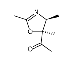 Ethanone, 1-(4,5-dihydro-2,4,5-trimethyl-5-oxazolyl)-, trans- (9CI) picture