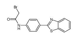 N-[4-(1,3-benzothiazol-2-yl)phenyl]-2-bromoacetamide结构式