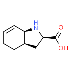 1H-Indole-2-carboxylicacid,2,3,3a,4,5,7a-hexahydro-,(2-alpha-,3a-bta-,7a-bta-)-(9CI) structure