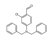 2-chloro-4-(dibenzylamino)benzaldehyde Structure