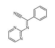 N-(2-pyrimidyl)-benzimidoyl cyanide结构式