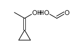 1-cyclopropylideneethanol,formic acid结构式