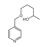 5-(pyridin-4-ylmethoxy)pentan-2-ol结构式