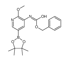 benzyl 2-Methoxy-5-(4,4,5,5-tetramethyl-1,3,2-dioxaborolan-2-yl)pyridin-3-ylcarbamate picture