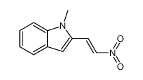 (E)-1-methyl-2-(2-nitrovinyl)-1H-indole结构式