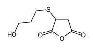3-(3-hydroxypropylsulfanyl)oxolane-2,5-dione结构式
