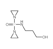 Phosphinic amide,P,P-bis(1-aziridinyl)-N-(3-hydroxypropyl)- (7CI) Structure