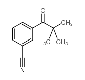 3'-CYANO-2,2-DIMETHYLPROPIOPHENONE Structure