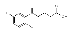 5-(2,5-DIFLUOROPHENYL)-5-OXOVALERIC ACID结构式