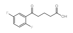 5-(2,5-DIFLUOROPHENYL)-5-OXOVALERIC ACID Structure