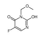 5-fluoro-3-(methoxymethyl)-1H-pyrimidine-2,4-dione Structure