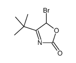 5-bromo-4-tert-butyl-5H-1,3-oxazol-2-one Structure