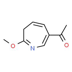 Ethanone, 1-(2-methoxy-3H-azepin-6-yl)- (9CI) structure