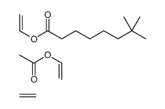 ethene,ethenyl acetate,ethenyl 7,7-dimethyloctanoate结构式