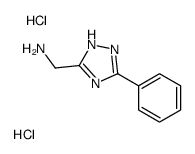 3-aminomethyl-5-phenyl-4H-1,2,4-triazole dihydrochloride结构式