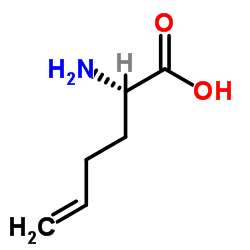 (S)-2-氨基己-5-烯酸结构式