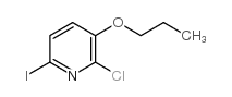 2-chloro-6-iodo-3-propoxypyridine结构式