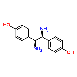 4,4'-[(1S,2S)-1,2-Diamino-1,2-ethanediyl]diphenol结构式