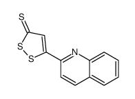 5-quinolin-2-yldithiole-3-thione Structure
