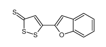 5-(1-benzofuran-2-yl)dithiole-3-thione结构式