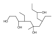 (3R,4R,6S,8S,10S)-4,8-diethyl-6-methyldodecane-1,3,6,10-tetrol Structure