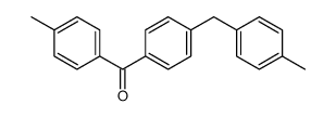 (4-methylphenyl)-[4-[(4-methylphenyl)methyl]phenyl]methanone Structure