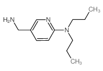 5-(Aminomethyl)-N,N-dipropyl-2-pyridinamine结构式