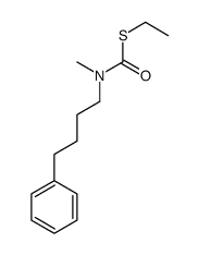 S-ethyl N-methyl-N-(4-phenylbutyl)carbamothioate结构式