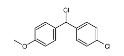 (p-methoxyphenyl)(p-chlorophenyl)methyl chloride结构式