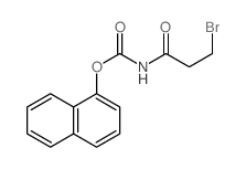 Carbamic acid,(3-bromopropionyl)-, 1-naphthyl ester (7CI) Structure