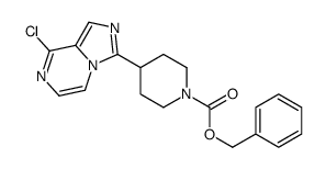 benzyl 4-(8-chloroimidazo[1,5-a]pyrazin-3-yl)piperidine-1-carboxylate Structure