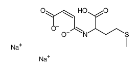 disodium (Z)-N-(3-carboxylato-1-oxoallyl)-DL-methionate结构式