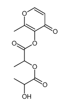 1-methyl-2-[(2-methyl-4-oxo-4H-pyran-3-yl)oxy]-2-oxoethyl lactate picture