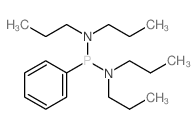 N-[(dipropylamino)-phenyl-phosphanyl]-N-propyl-propan-1-amine结构式