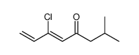 6-chloro-2-methylocta-5,7-dien-4-one Structure