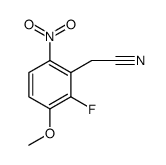 Benzeneacetonitrile, 2-fluoro-3-methoxy-6-nitro结构式