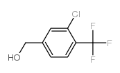 [3-氯-4-(三氟甲基)苯基]甲醇结构式