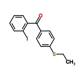[4-(Ethylsulfanyl)phenyl](2-iodophenyl)methanone结构式
