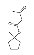 1'-methylcyclopentyl 3-oxobutanoate结构式